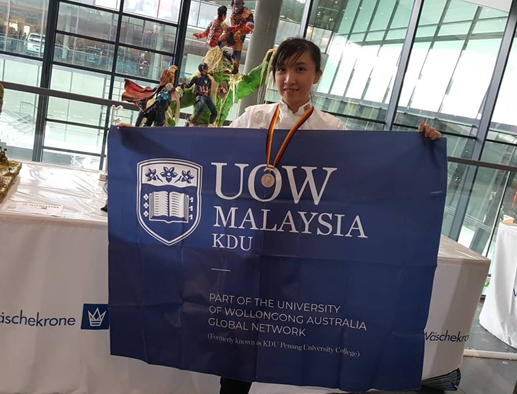 伍伦贡大学马来西亚伯乐校区学生获得银牌