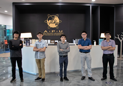 亚太科技大学团队获得冠军和最佳创新奖