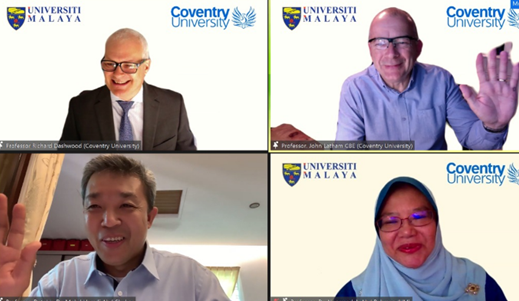 马来亚大学与考文垂大学建立合作关系